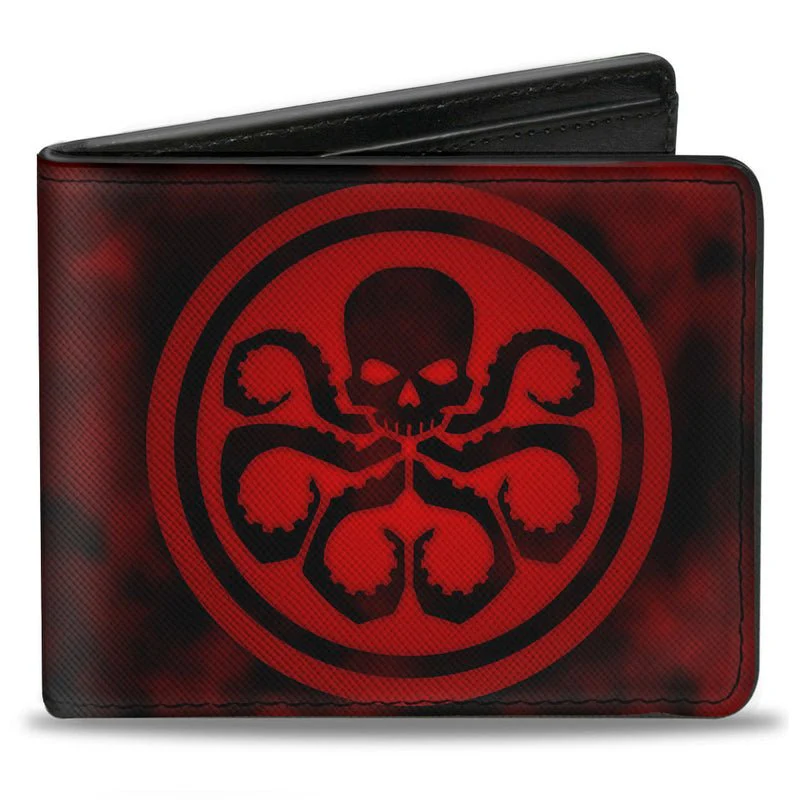 Marvel Hydra Logo With Smoke Bifold Wallet - Image 1