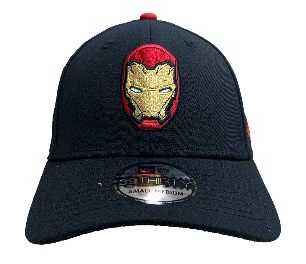 Marvel Iron Man Arc Reactor New Era Cap 39THIRTY Fitted Hat Size S/M - Image 1
