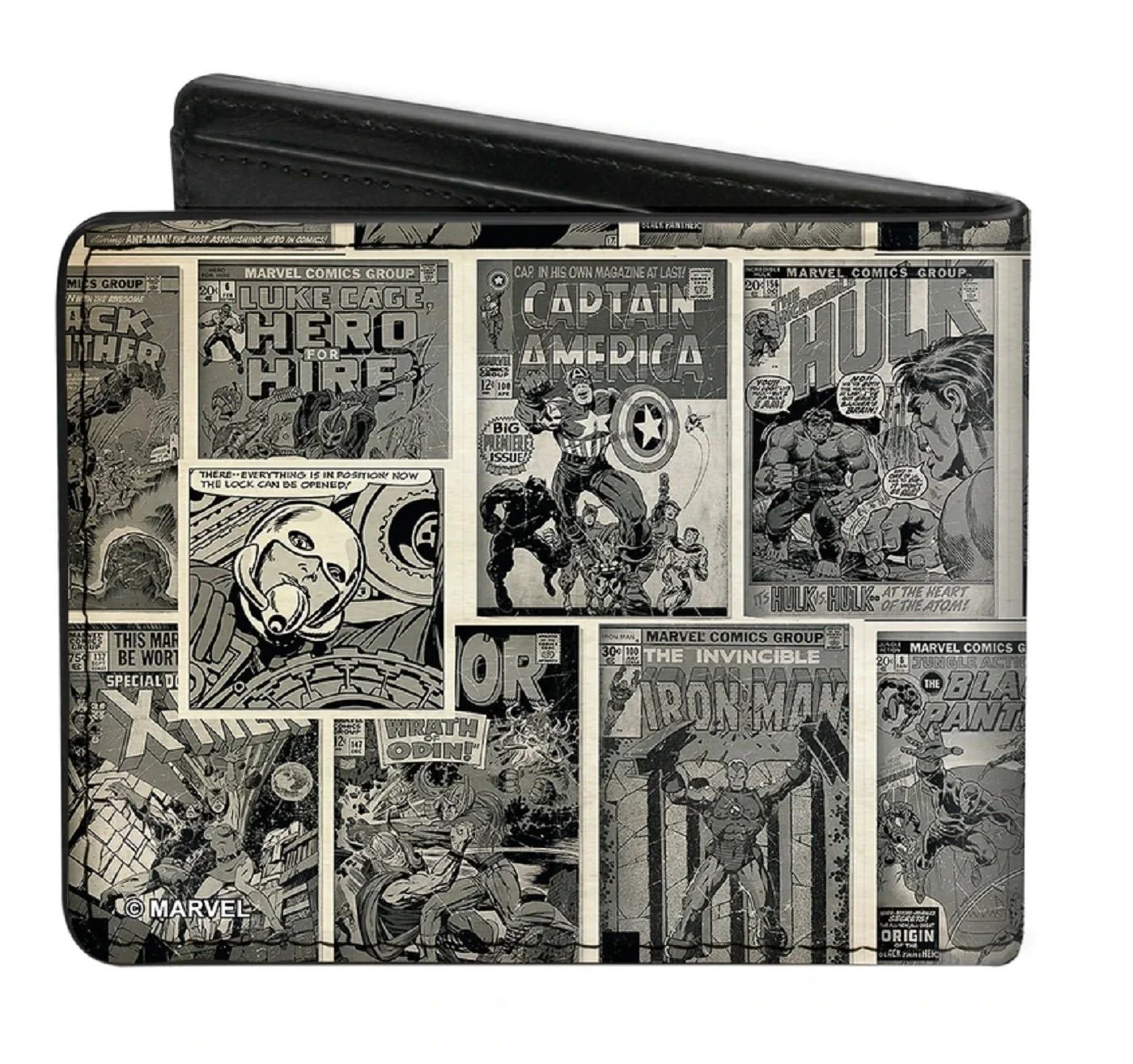 Marvel Logo With Retro Covers Bi-fold Wallet - Image 2