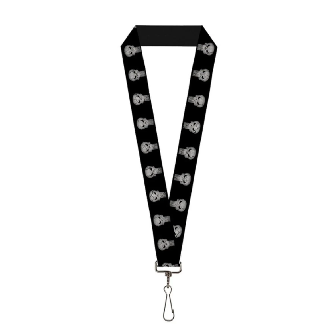 Marvel Punisher Skull Logo Lanyard Neck Strap Id Holder