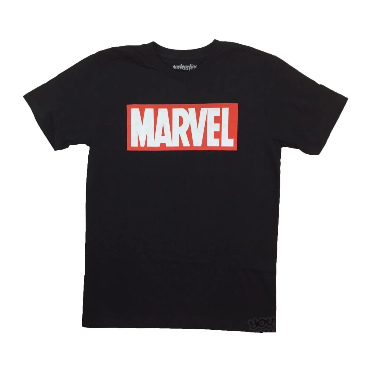 Marvel Red Logo Marvel Comics Adult T-Shirt - Image 1