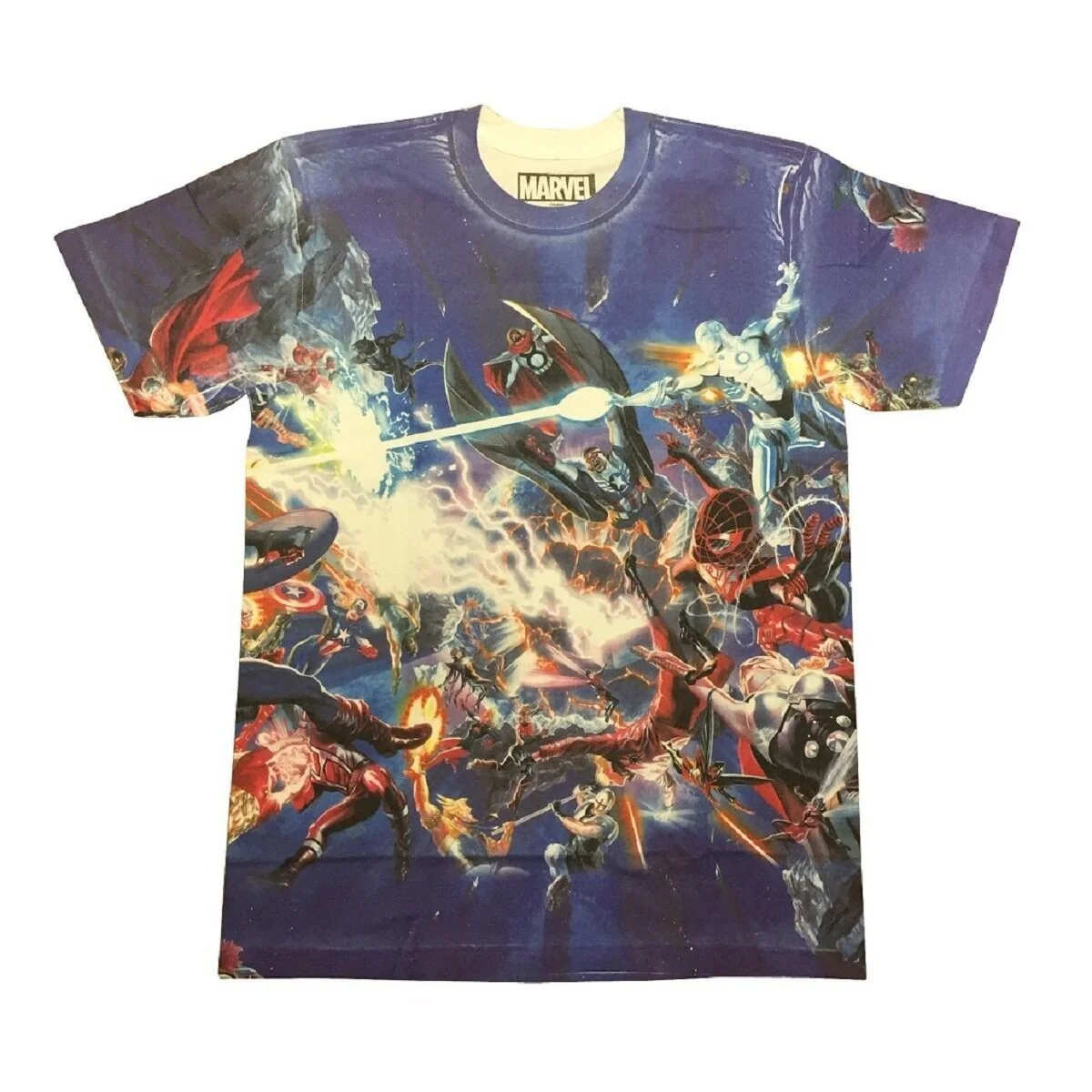 Marvel Secret Planet Marvel Comics Adult T-Shirt - Image 2