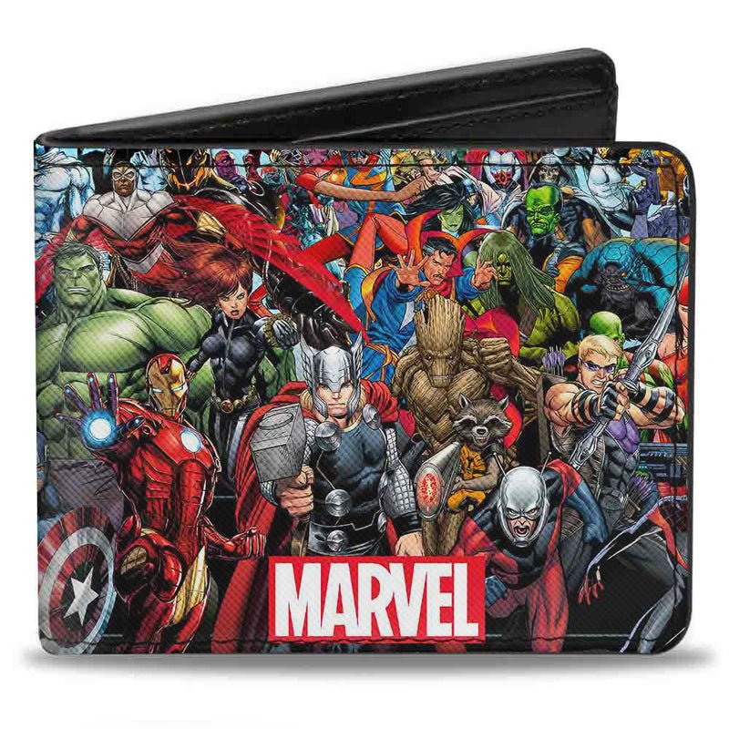 Marvel Universe Heores And Villains Bi-fold Wallet - Image 1