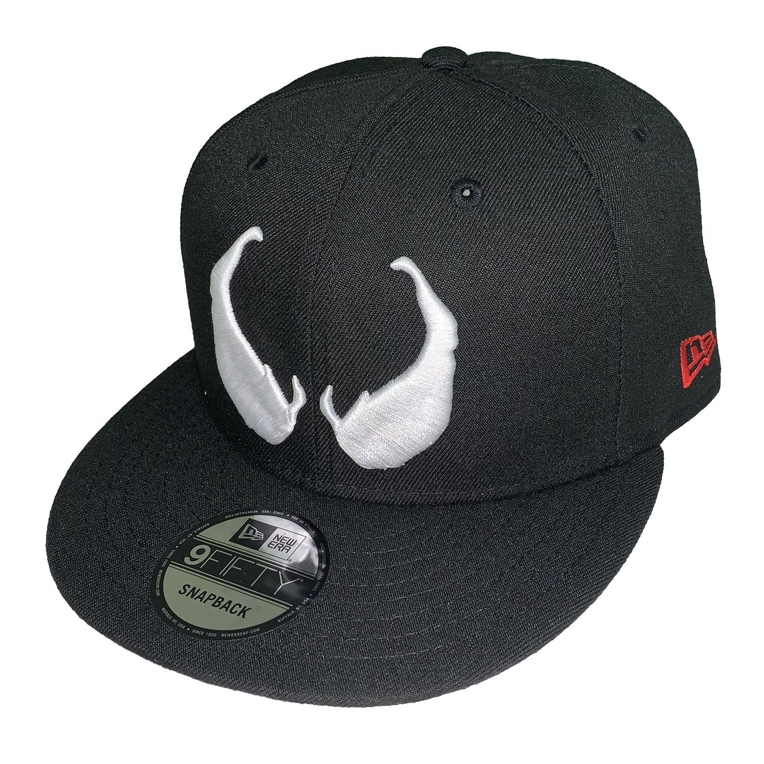 Marvel Venom Eyes New Era 9Fifty Black Snapback Cap Hat - Image 1