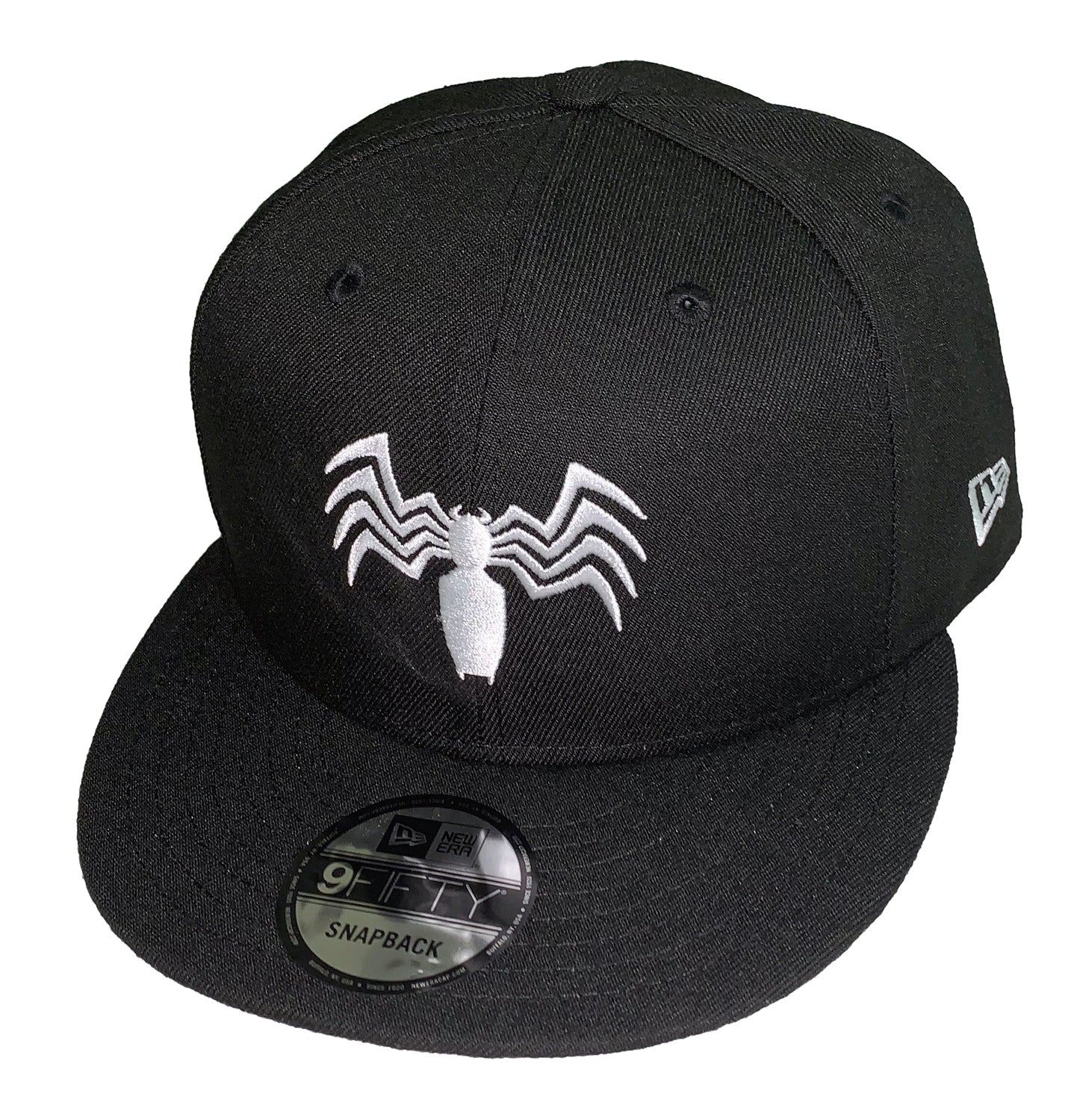 Marvel Venom Logo New Era 9Fifty Black Snapback Cap Hat - Image 1