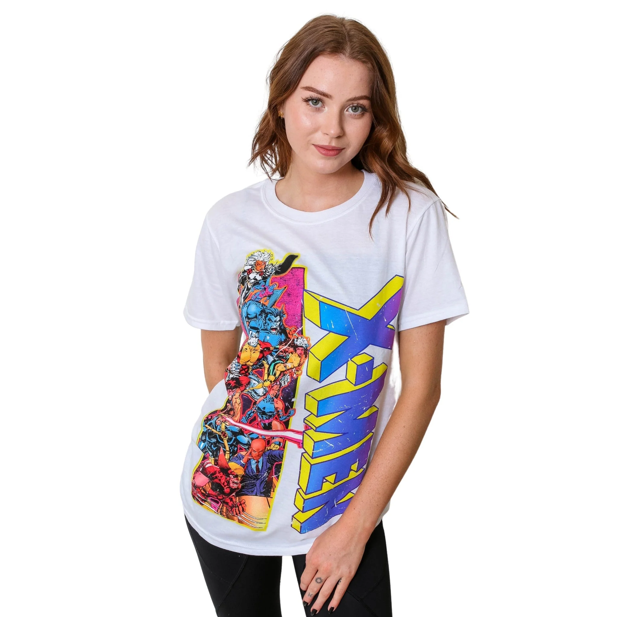 Marvel X-Men 90's Team Wolverine Gambit Rogue Cyclopes Men's T-Shirt - Image 3