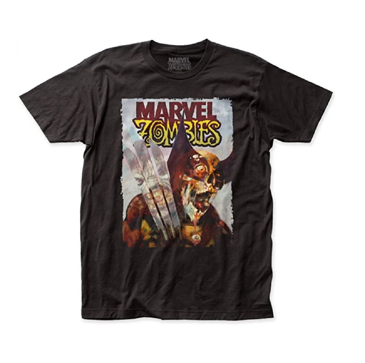 Marvel Zombies Wolverine vs. Hulk Adult T Shirt - Image 1