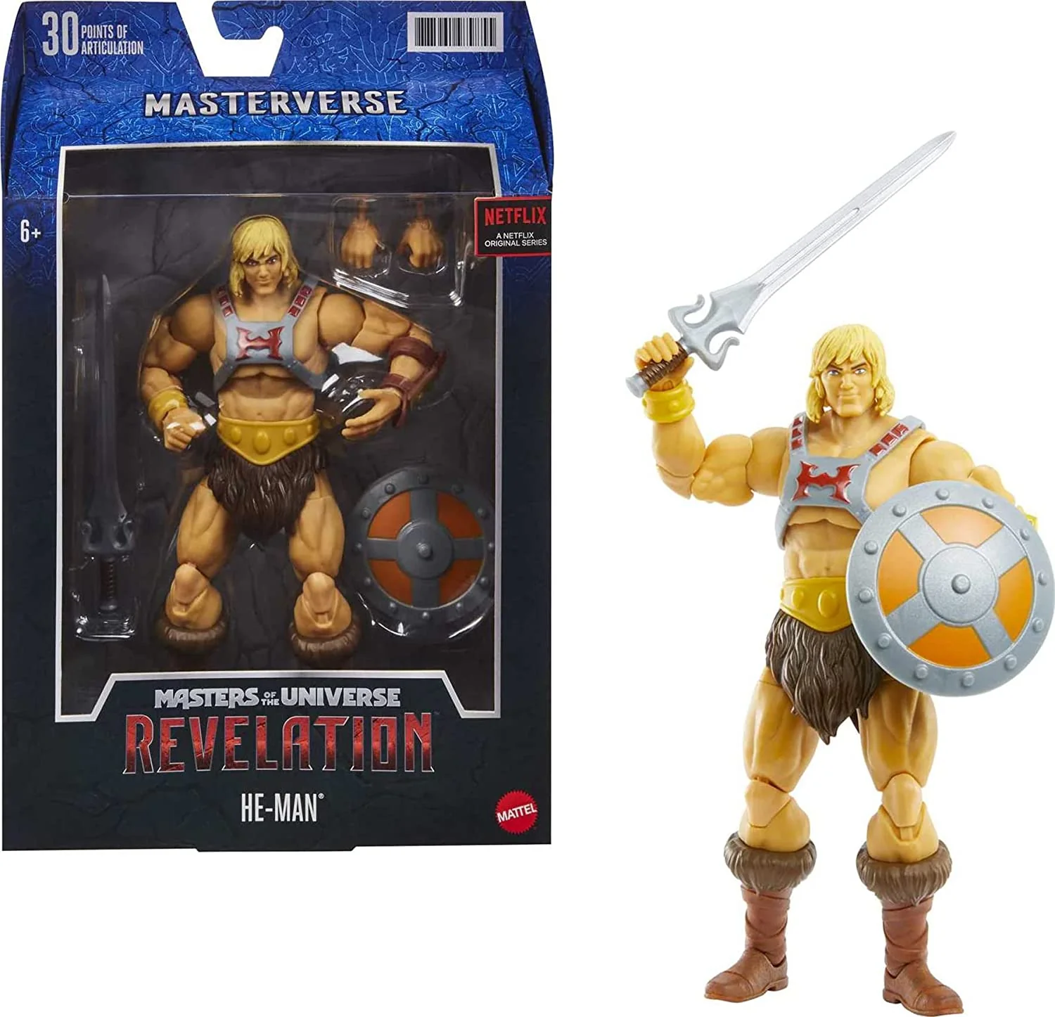 Masters of the Universe Masterverse Collection Revelation Battle He-Man 7-in Action Figure - Image 1