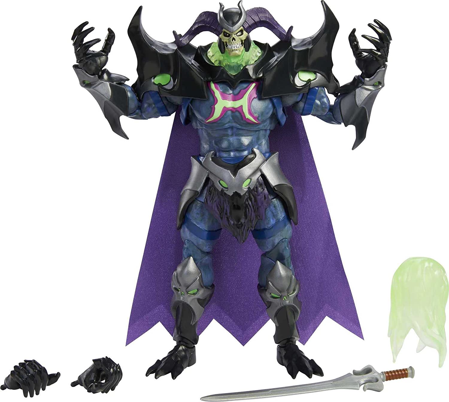 Masters of the Universe Masterverse Power of Grayskull Skeletor 9 Inch Battle Action Figure - Image 1