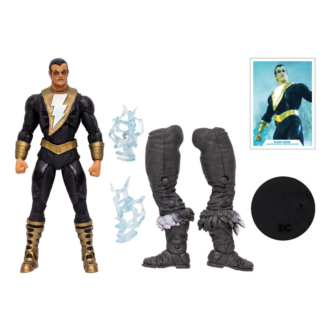 McFarlane Toys DC Multiverse Justice League: Endless Winter Black Adam Build-A-Figure 7-in Action Figure - Image 1