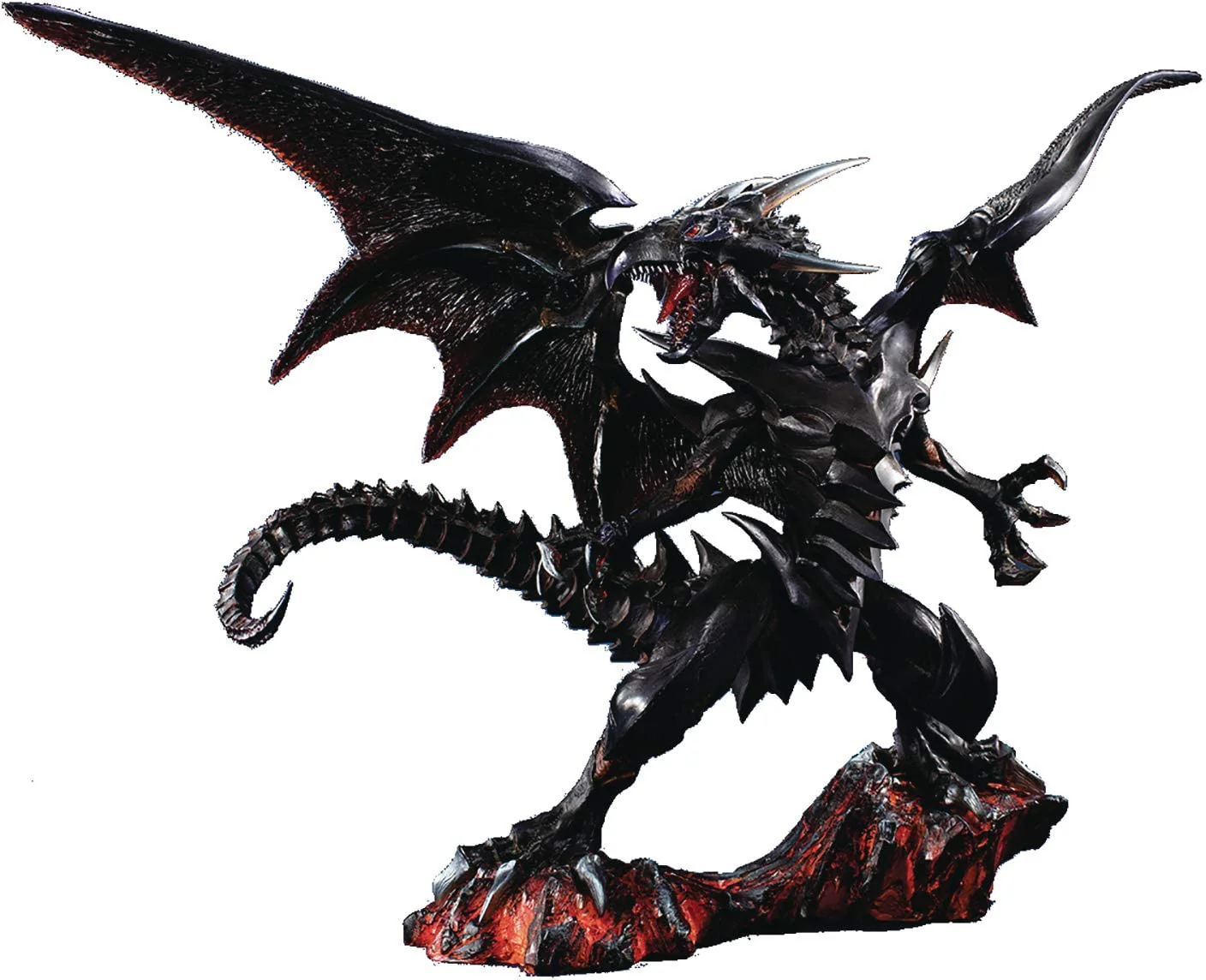 Megahouse Art Works Monsters Yu-Gi-Oh Duel Monsters Red-Eyes Black Dragon Statue - Image 1
