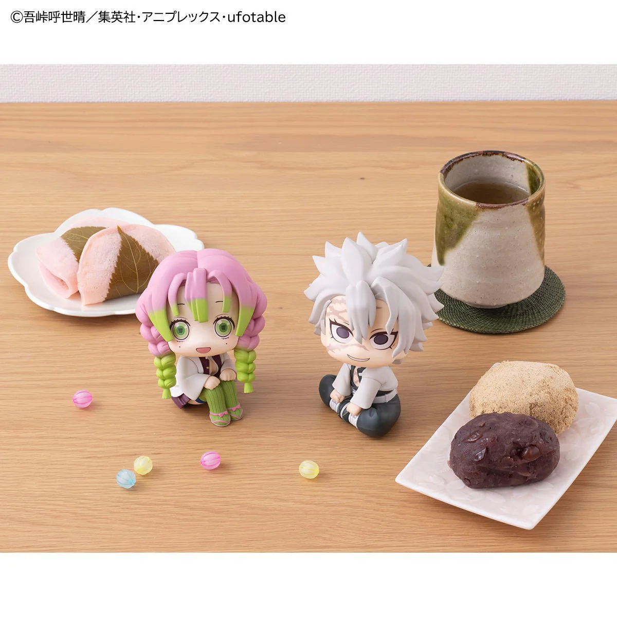Megahouse Demon Slayer: Kimetsu No Yaiba - Mitsuri Kanroji & Sanemi Shinazugawa Look Up Series Figure Set With Gift - Image 3