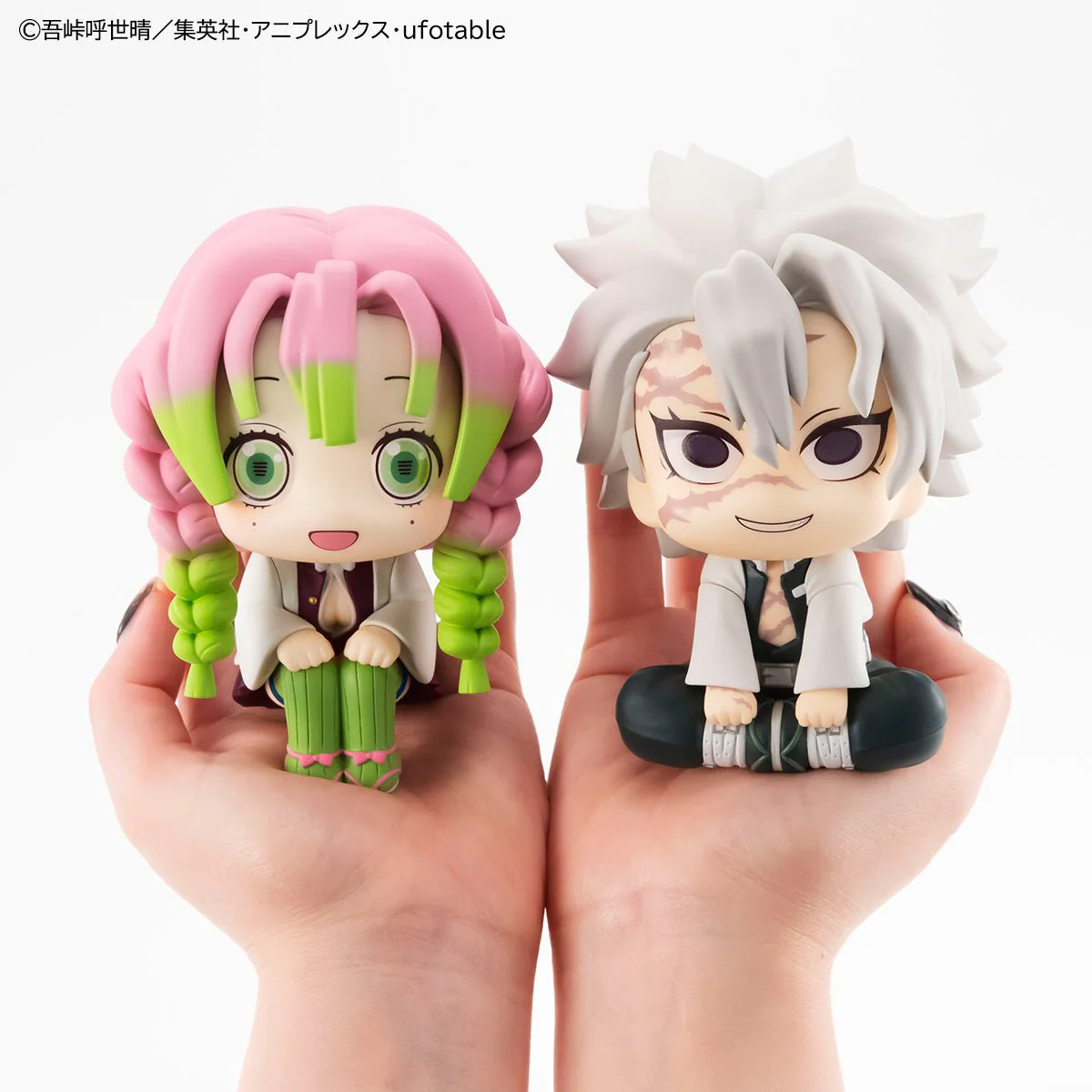 Megahouse Demon Slayer: Kimetsu No Yaiba - Mitsuri Kanroji & Sanemi Shinazugawa Look Up Series Figure Set With Gift - Image 2