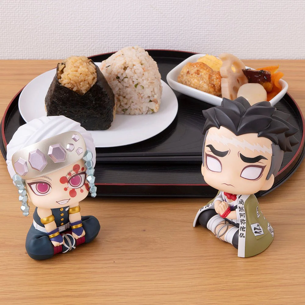 Megahouse Demon Slayer: Kimetsu No Yaiba - Tengen Uzui & Gyomei Himejima Look Up Series Figure Set With Gift - Image 1