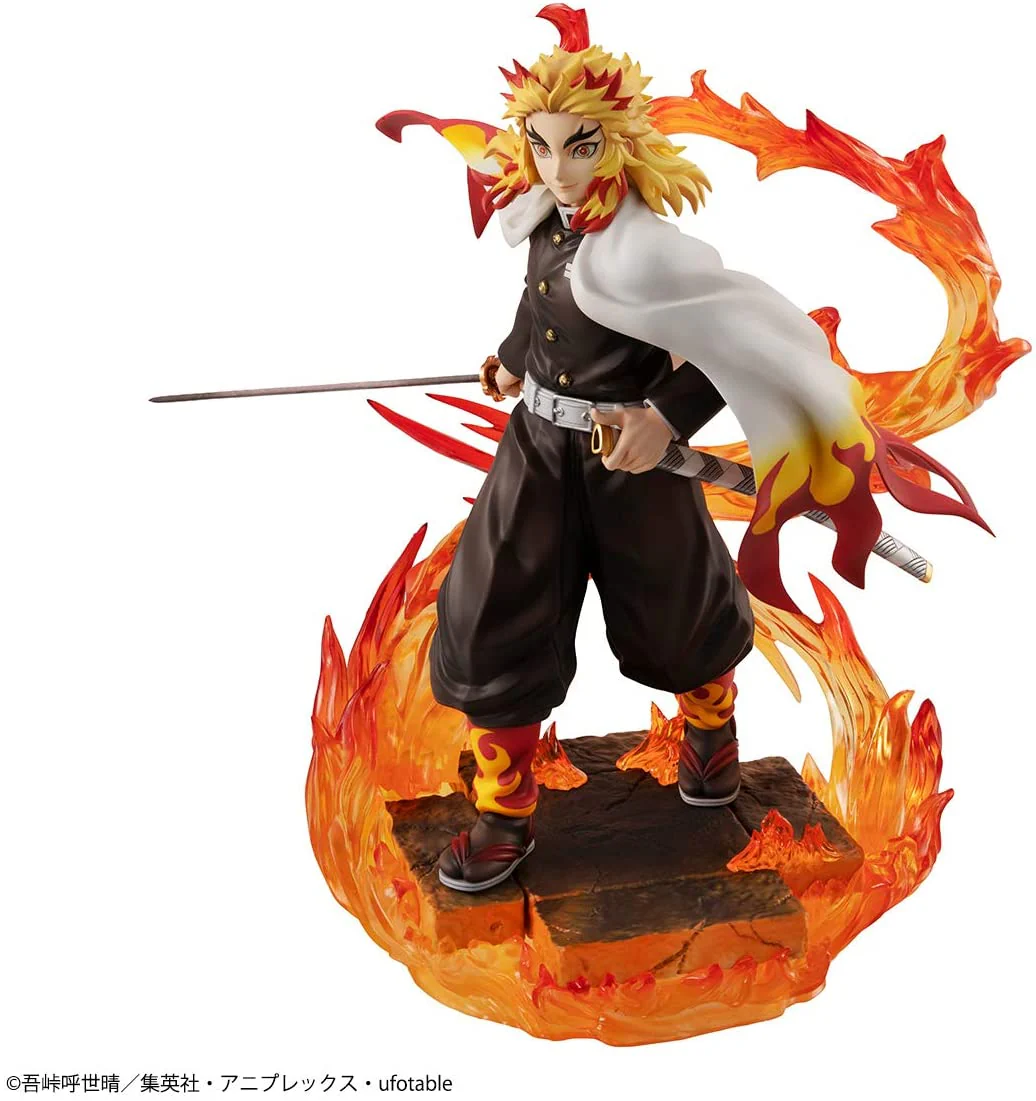 Megahouse G.E.M. Demon Slayer Kyojuro Rengoku Anime Figure - Image 1