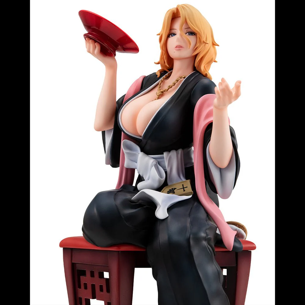 MegaHouse G.E.M.Series Bleach: Thousand-Year Blood War Rangiku Matsumoto Tipsy Ver. Figure - Image 2