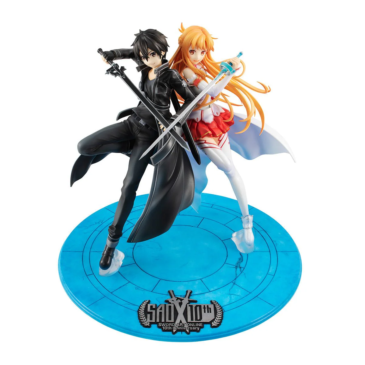 Megahouse Sword Art Online: 10th Anniversary Lucrea Kirito & Asuna Figure - Image 2