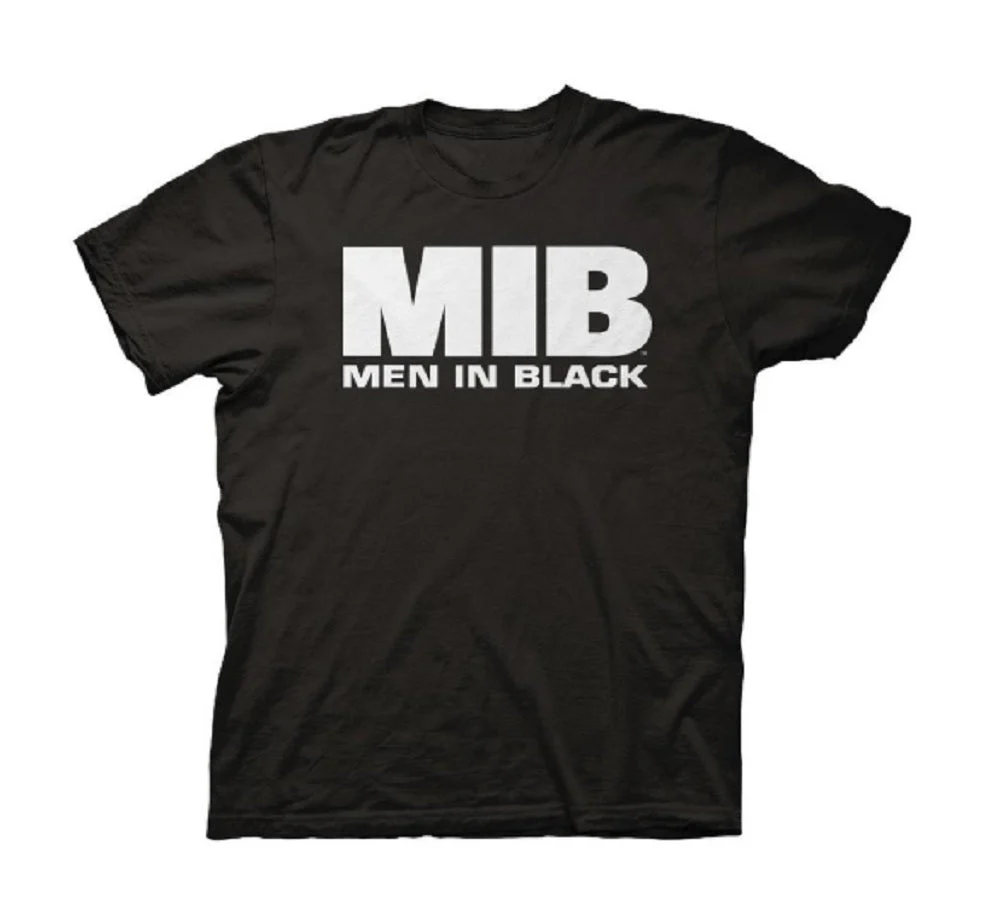 Men in Black Adult Unisex MIB Logo Adult T-Shirt - Image 1