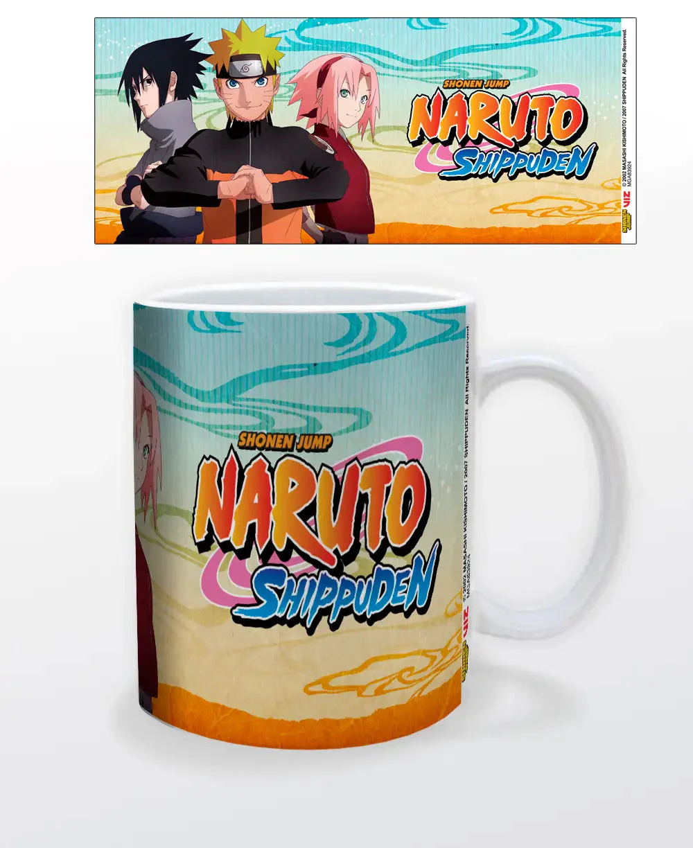 Naruto Shippuden - Team 7 Naruto Sasuke Sakura - Ceramic Coffee Mug - Image 1