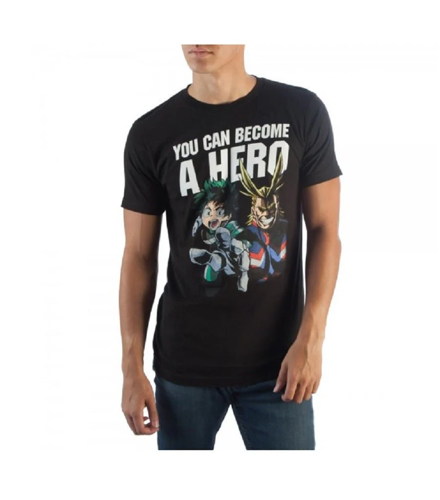 MHA My Hero Academia Become a Hero Adult T-Shirt - Image 1