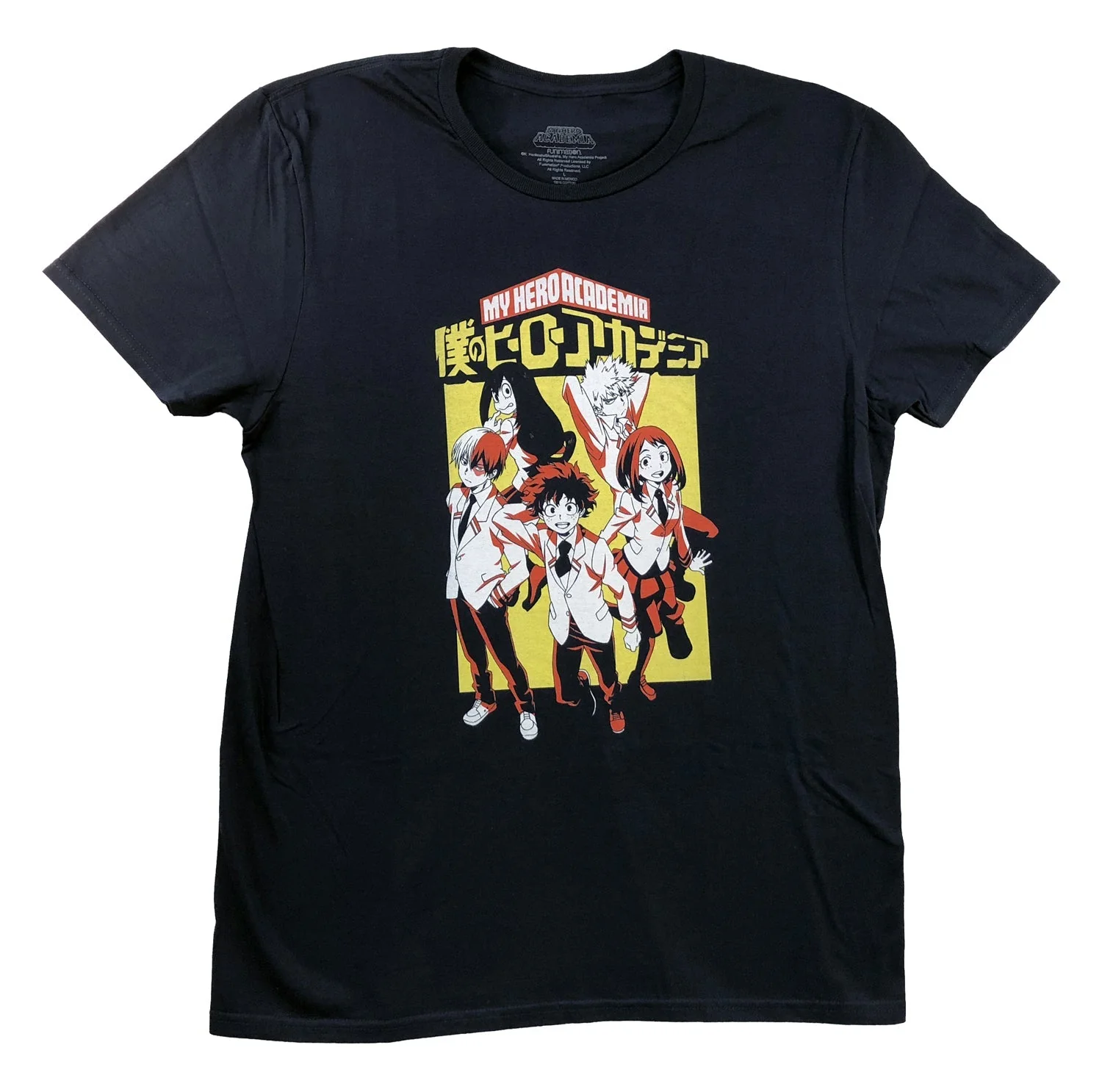 MHA My Hero Academia Characters Adult T-Shirt - Image 1