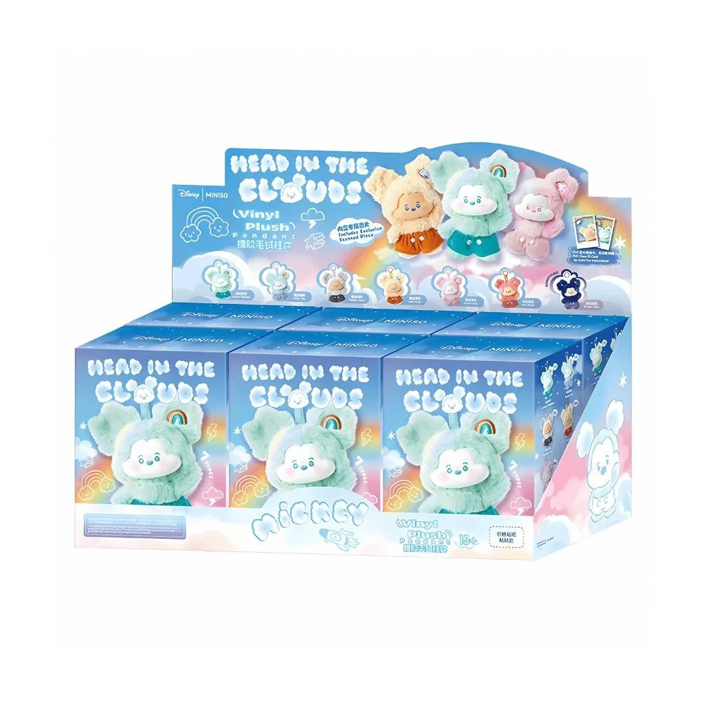 MINISO Disney Mickey Head in the Clouds Collection Plush Blind Box - Image 1