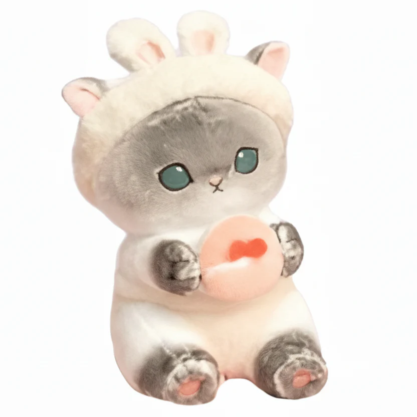Mofusand Beauty Bunny Cat Plush 9" - Image 1