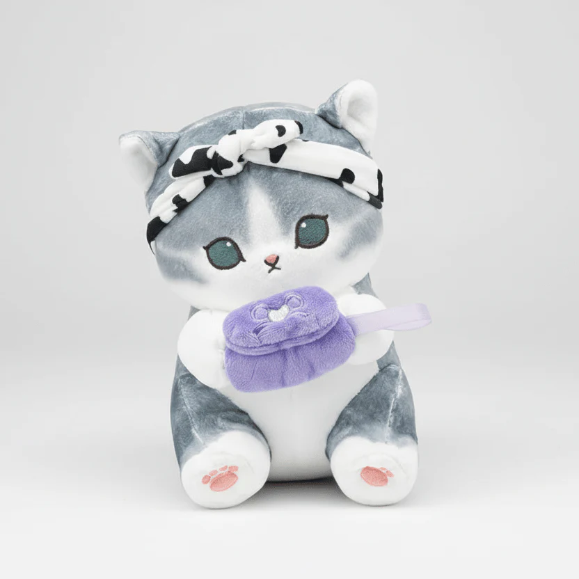 Mofusand Beauty Cow Cat Plush 9" - Image 2