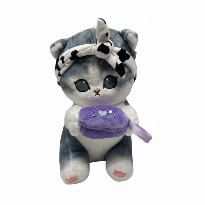 Mofusand Beauty Cow Cat Plush 9" - Image 3