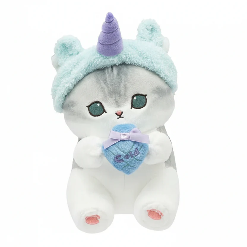 Mofusand Beauty Unicorn Cat Plush 9" - Image 1