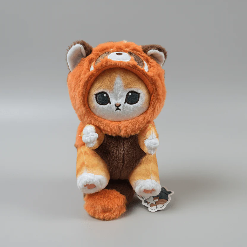 Mofusand Kawaii Red Panda Cat Plush 9" - Image 2