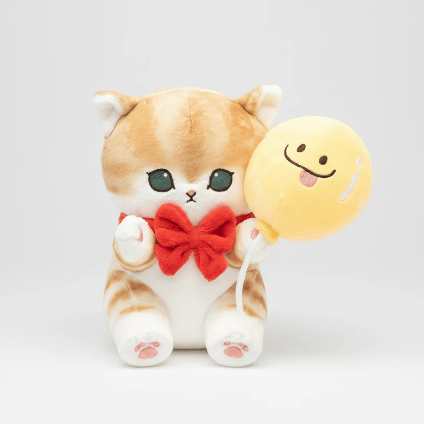 Mofusand Party Balloon Cat Plush 9" - Image 2