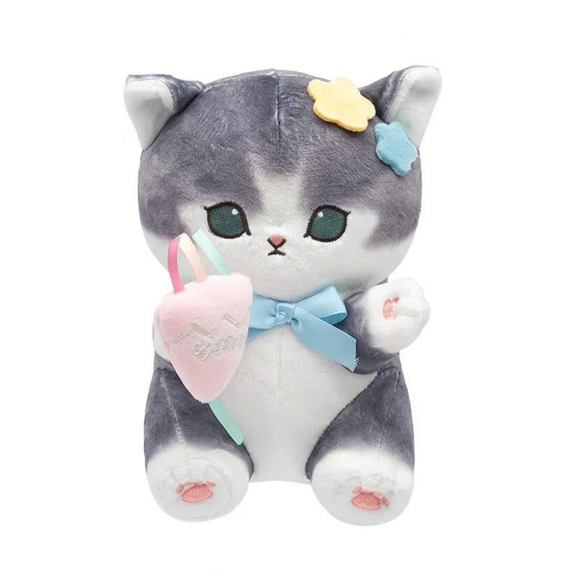 Mofusand Party Popper Cat Plush 9" - Image 1