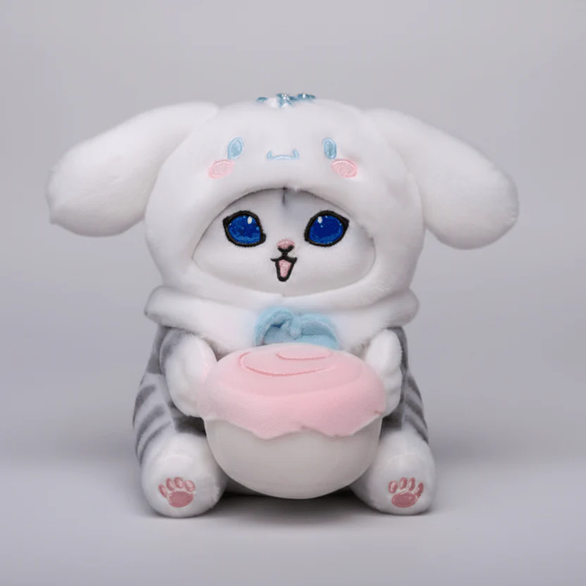 Mofusand Sanrio Cinnamoroll Cat Plush 9" - Image 2