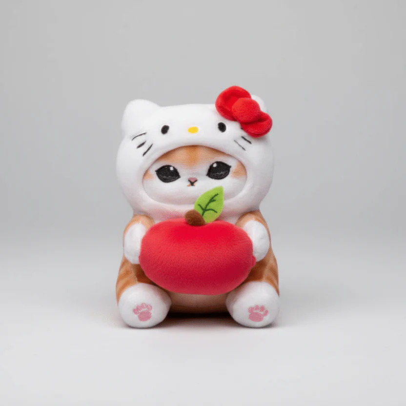 Mofusand Sanrio Hello Kitty Cat Plush 9" - Image 2