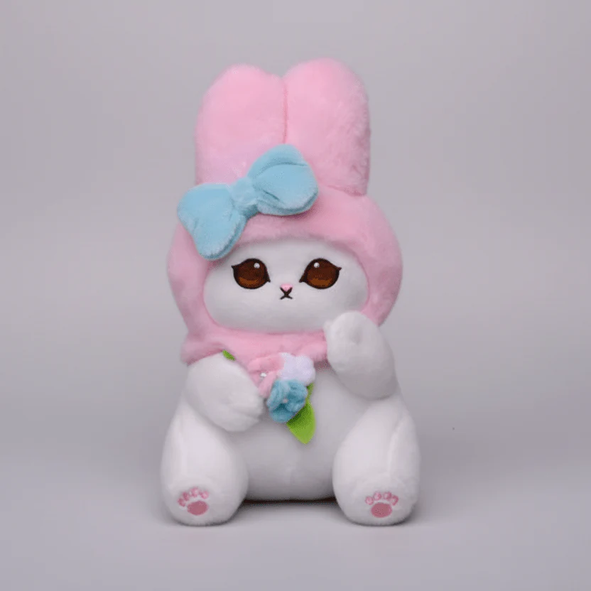 Mofusand Sanrio My Melody Cat Plush 9" - Image 2