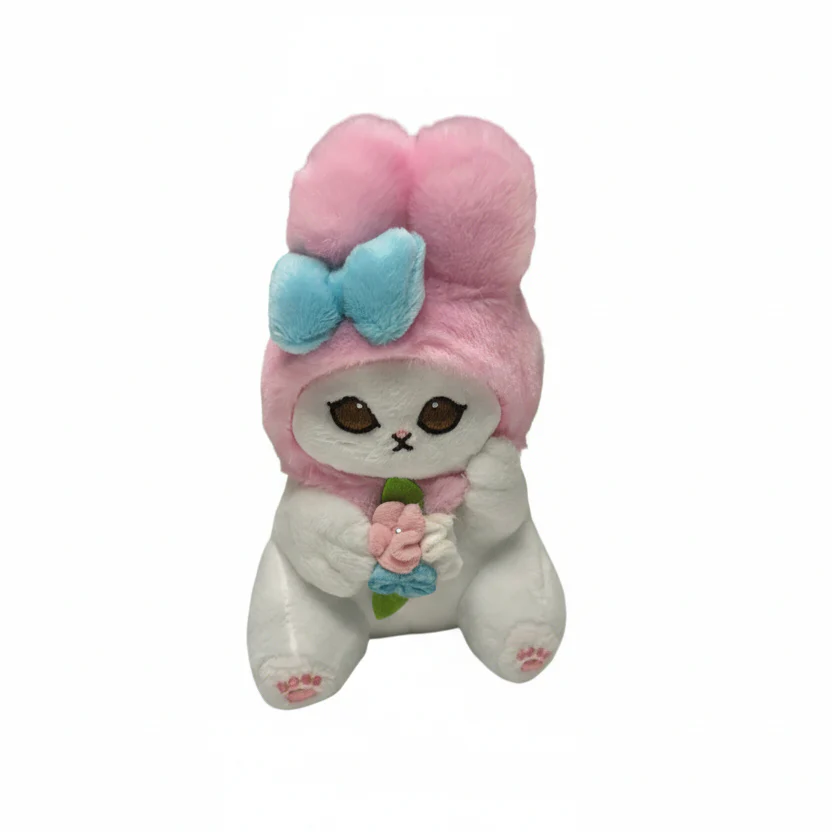 Mofusand Sanrio My Melody Cat Plush Keychain
