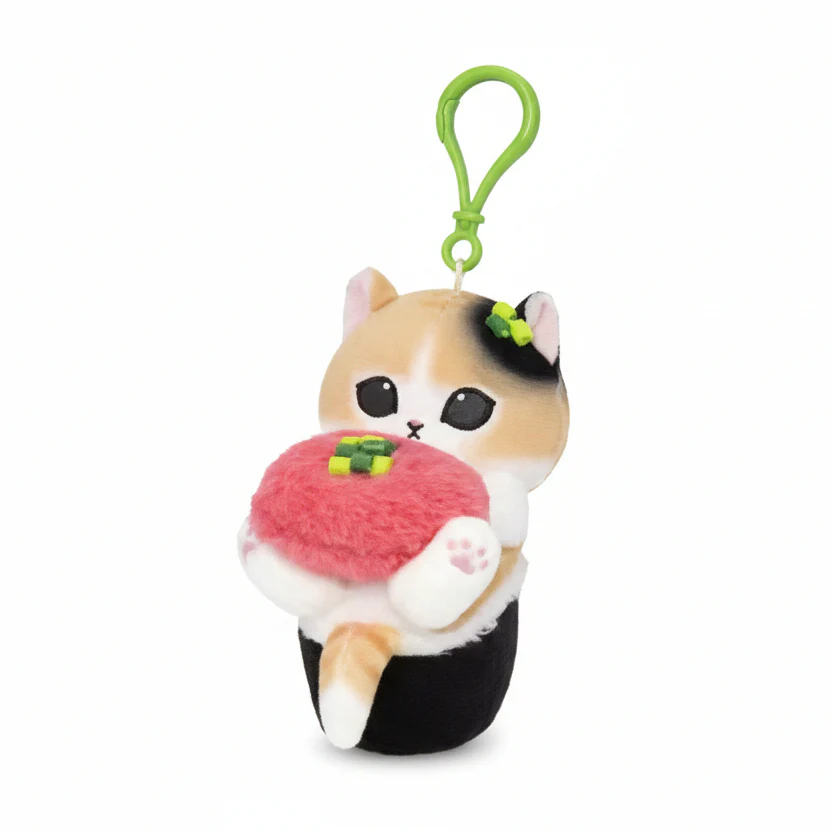 Mofusand – Negitoro Sushi Cat – Plush Keychain
