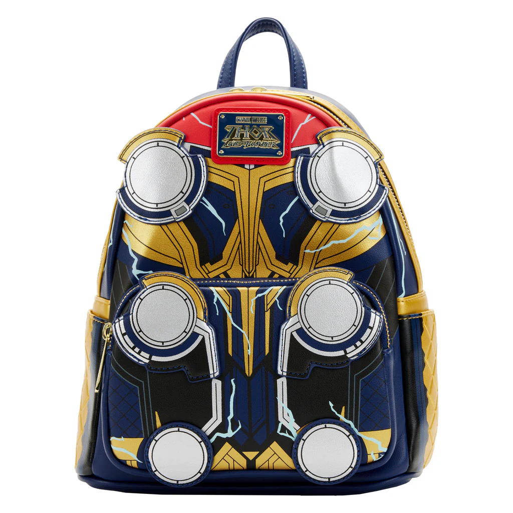 Loungefly Thor: Love and Thunder Glow in the Dark Cosplay Mini Backpack - Image 1