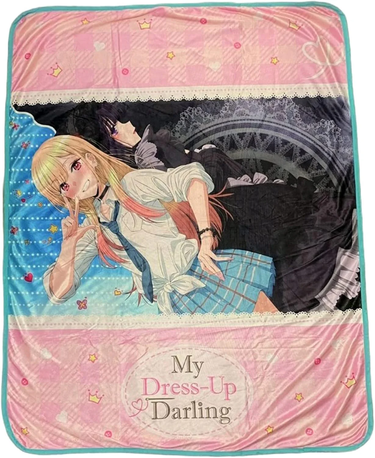 My Dress-Up Darling - Magazine Art - Great Eastern Entertainment - Sublimation Throw Blanket 46" by 60" - Image 1