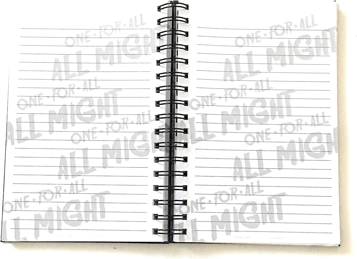 My Hero Academia All Might One For All Anime Hardcover Spiral Notebook - Image 3