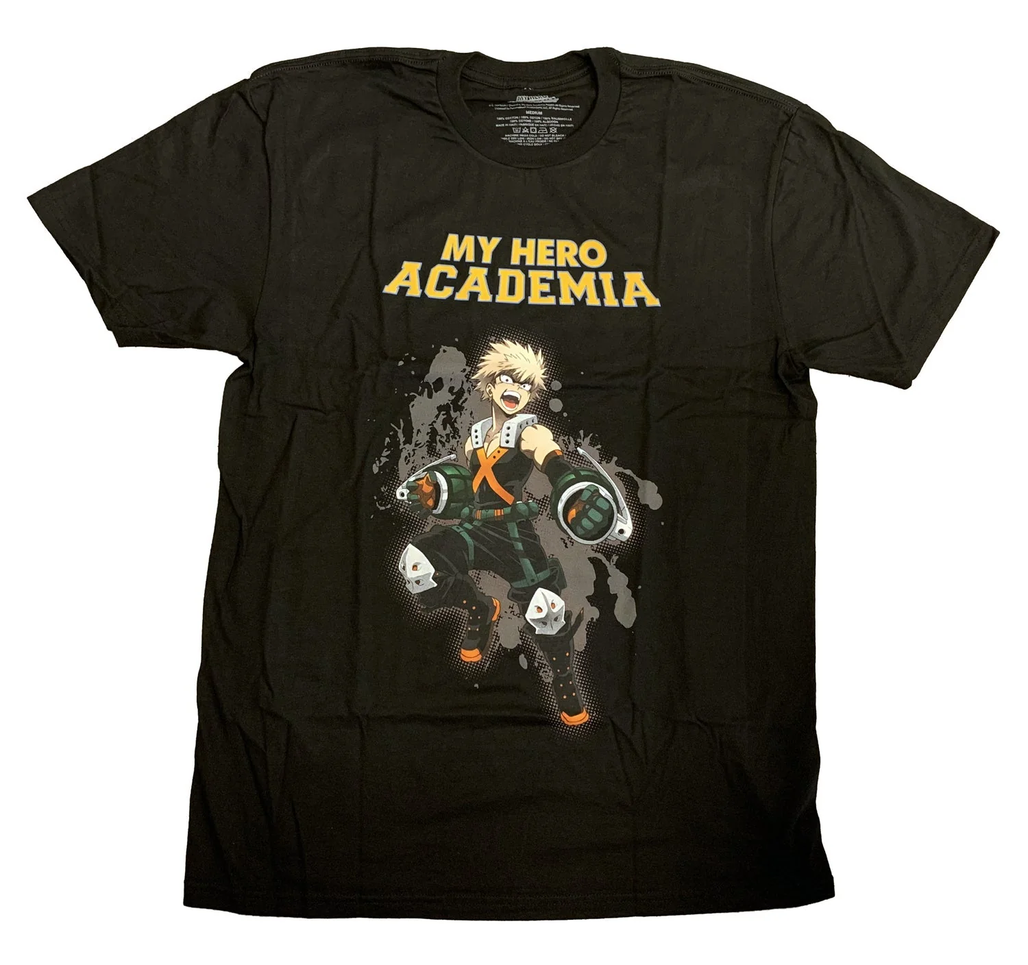 My Hero Academia Bakugo Anime Adult T Shirt - Image 1
