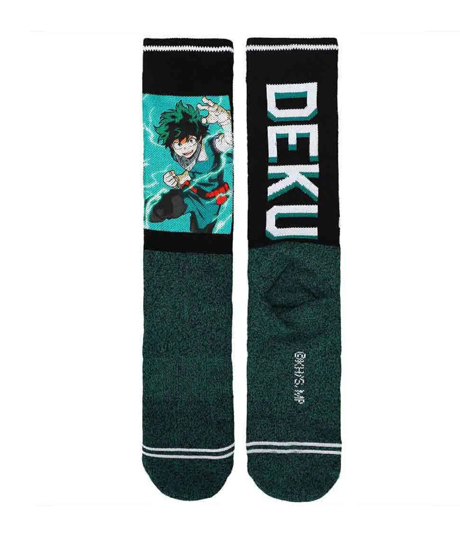 My Hero Academia Deku 360 Character Anime Adult Crew Socks - Image 2