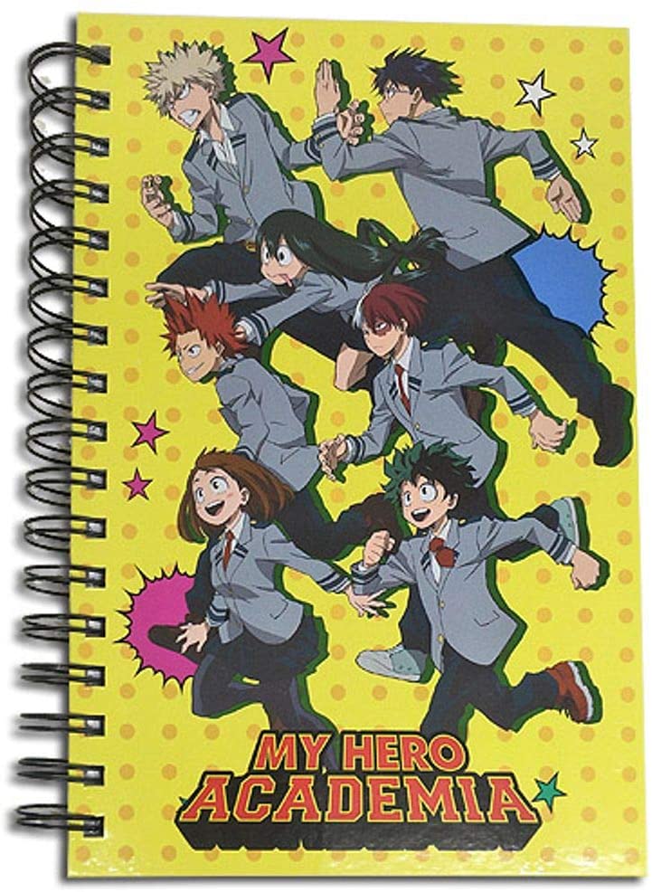 My Hero Academia Group Anime Spiral Notebook