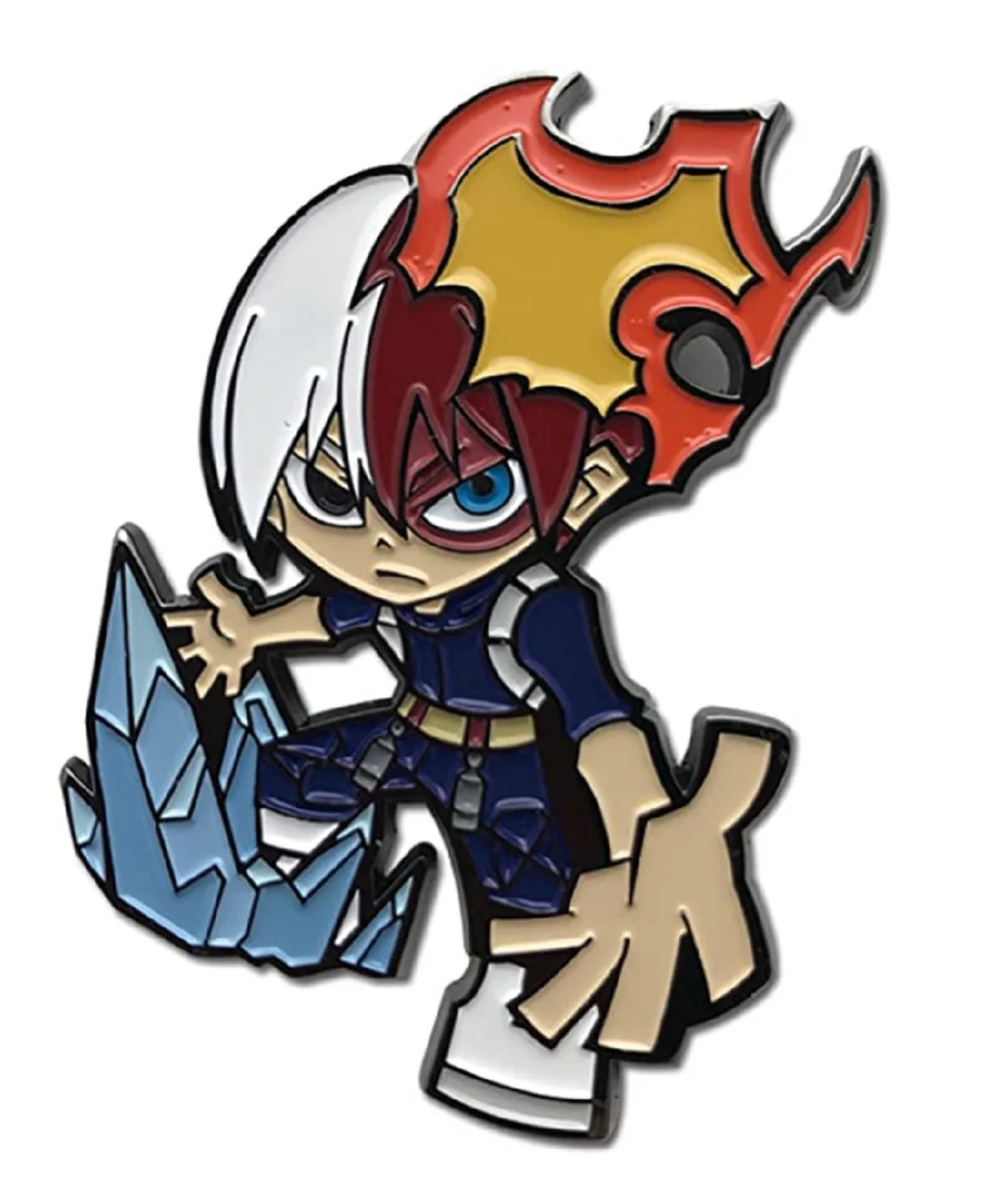 My Hero Academia- S3 Todoroki SD Anime Enamel Pin - Image 1