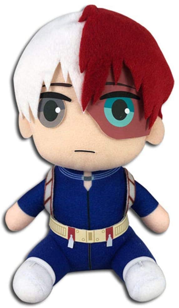 My Hero Academia - Shoto Todoroki Hero Costume Sitting Anime Plush 7