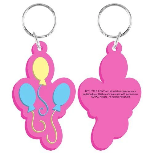 My Little Pony Pinkie Pie Balloons Cutie Mark Mlp Key Chain - Image 1