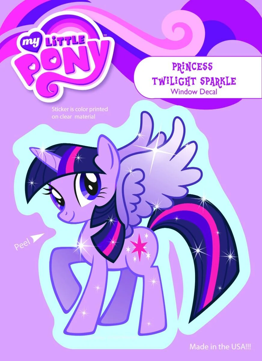 My Little Pony Twilight Sparkle Car Window Decal Sticker