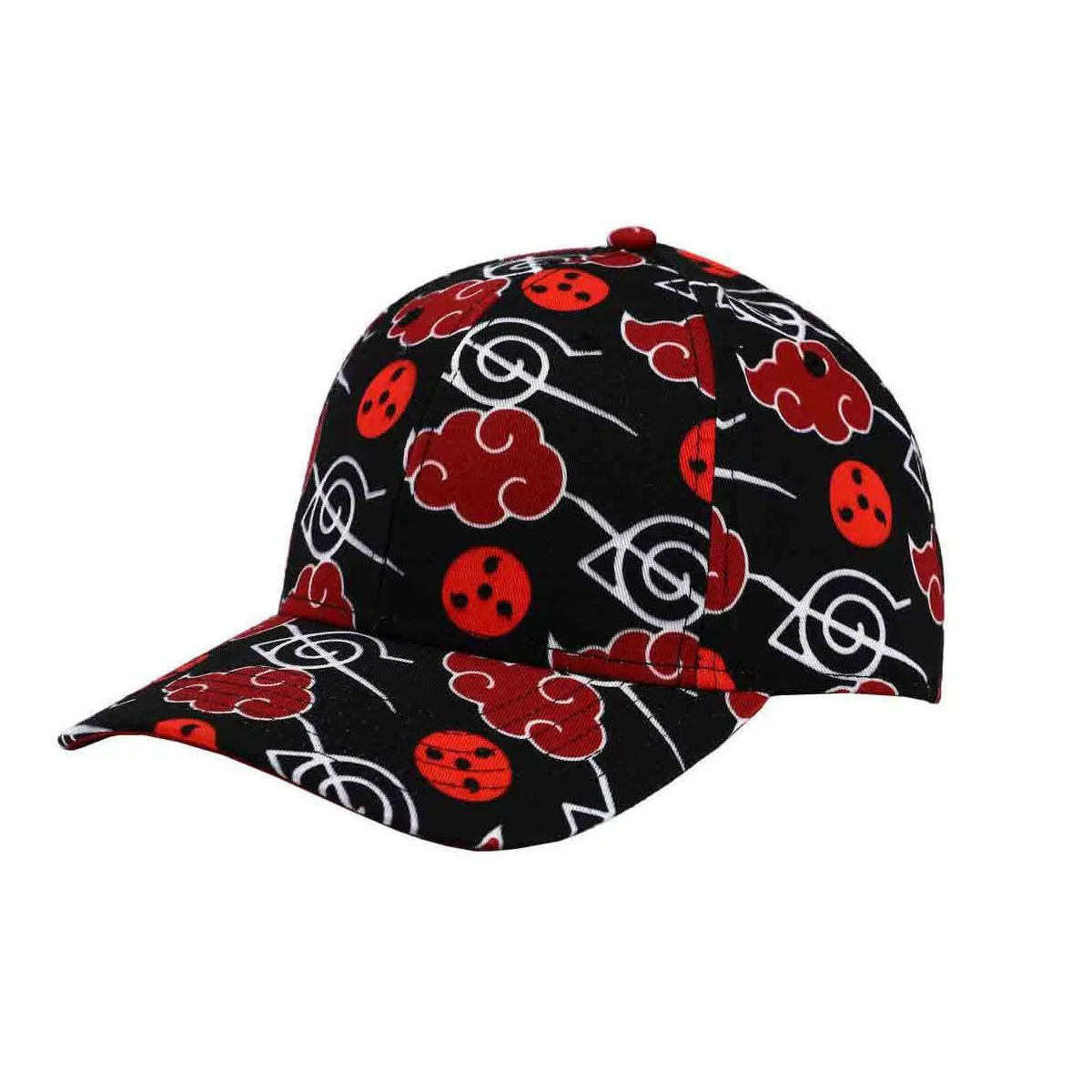 Naruto Shippuden Itachi Anti Leaf Village Sharingan Anime Snapback Cap Hat - Image 1