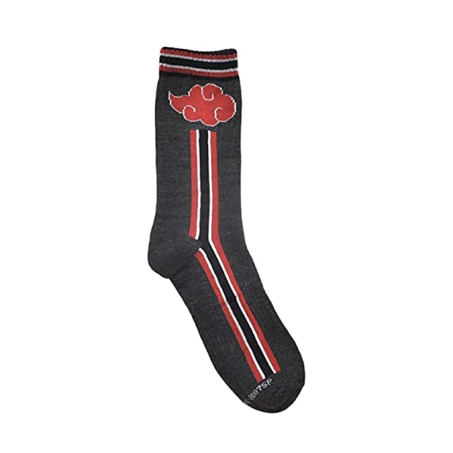 Naruto Shippuden Akatsuki Cloud Anime Crew Socks